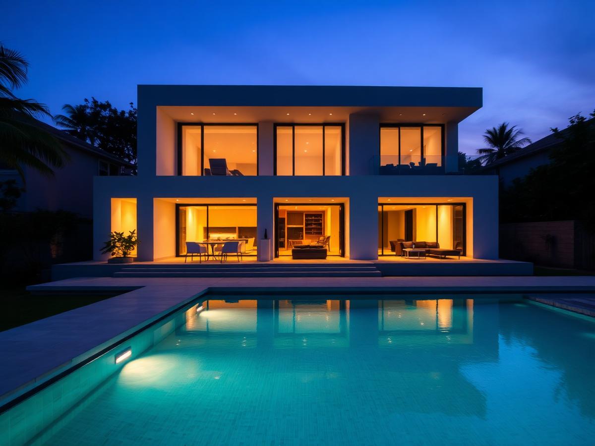 Modern Poolside Villa